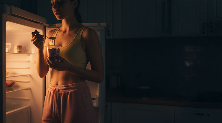 Averigua qué comer en la noche cuando tienes ansiedad
