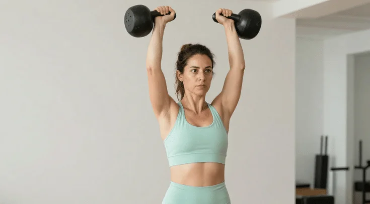 Entrenamiento de resistencia para frenar la pérdida muscular por sarcopenia.